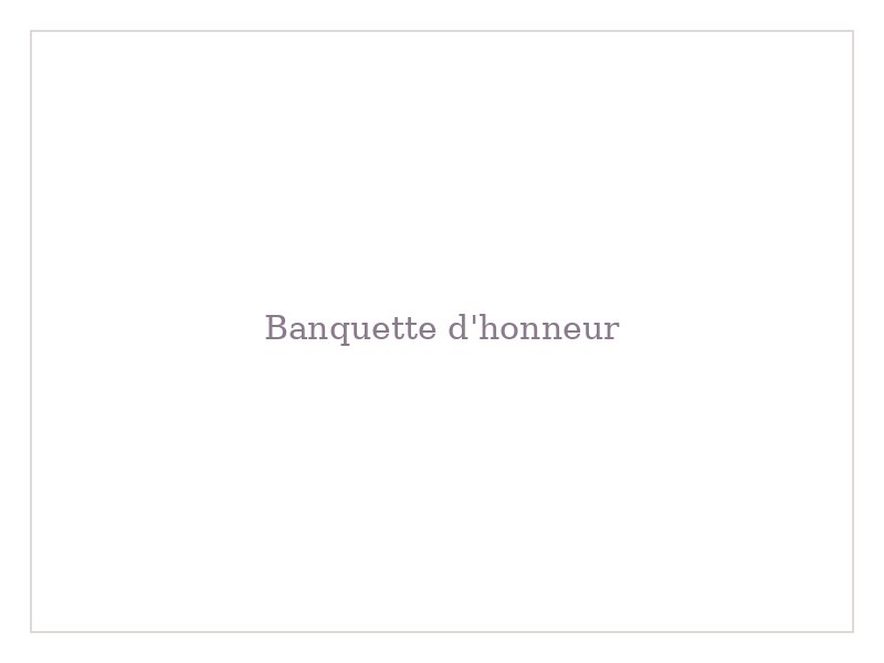 Banquette d'honneur