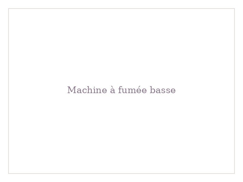 Machine à fumée basse